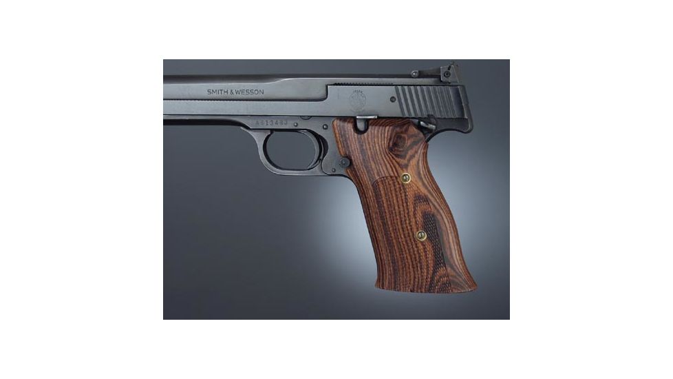 Hogue S&amp;W 41 Kingwood Left hand thumb rest checkered 41671