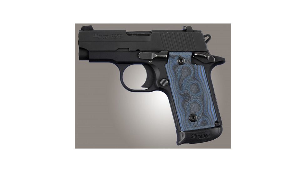 Hogue Sig P238 Grips, G-10 G-Mascus Blue Lava 82099