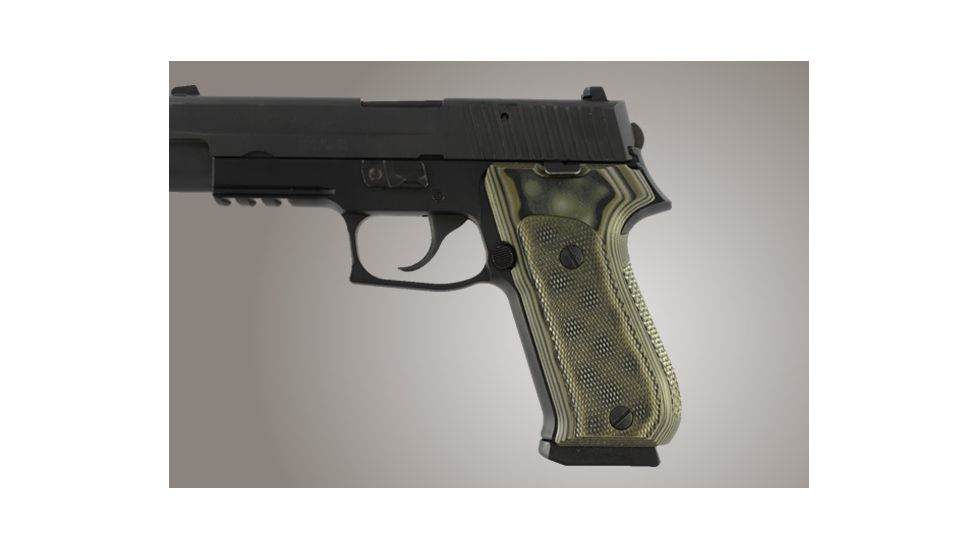 Hogue Sig Sauer P220 Handgun Grip Dak American Checkered G 10 Od Green Camo 20158 1h Gu 20158