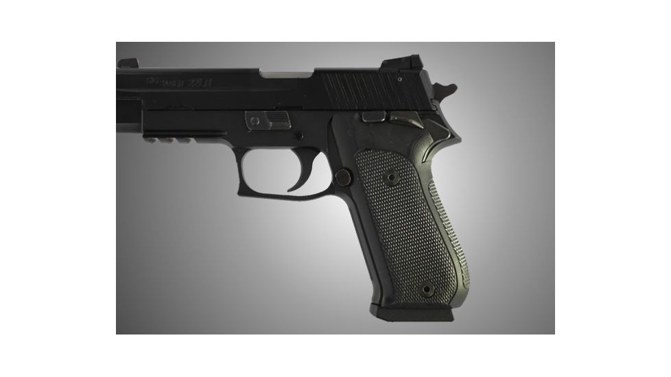 Hogue Sig Sauer P220 Sao American Checkered G 10 Black 21159