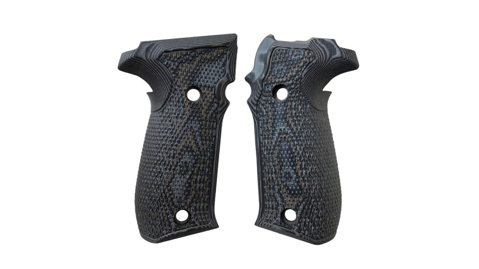 Hogue SIG Sauer P226 Contour Classic Grip, Inverse Checkered, G10 Gmascus, Black/Grey, 20157
