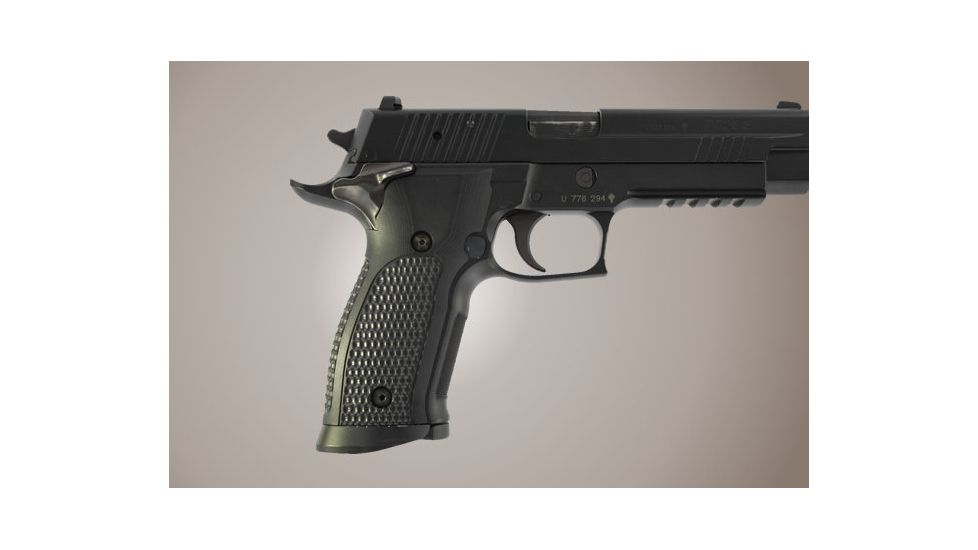 Hogue SIG Sauer P226 SAO X5 X6 Piranha Grip G-10 - Solid Black 27129