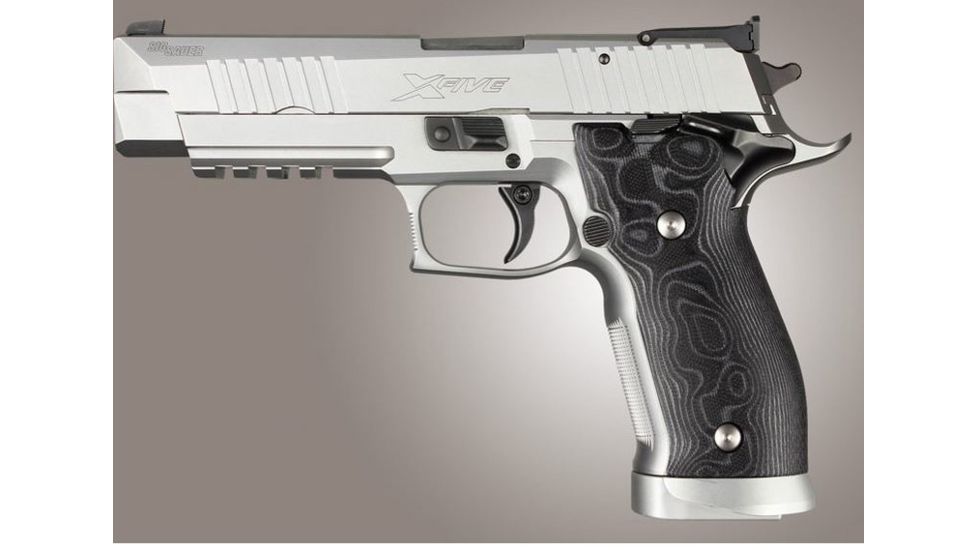 HOGUE SIG Sauer P226 SAO X5 X6 Smooth G10, G-Mascus Black, Black 33769