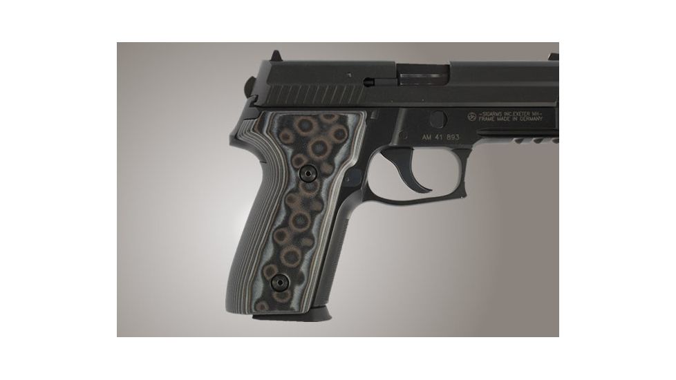 Hogue SIG Sauer P228 P229 DAK G-10 - G-Mascus Black/Gray 28147-BLKGRY