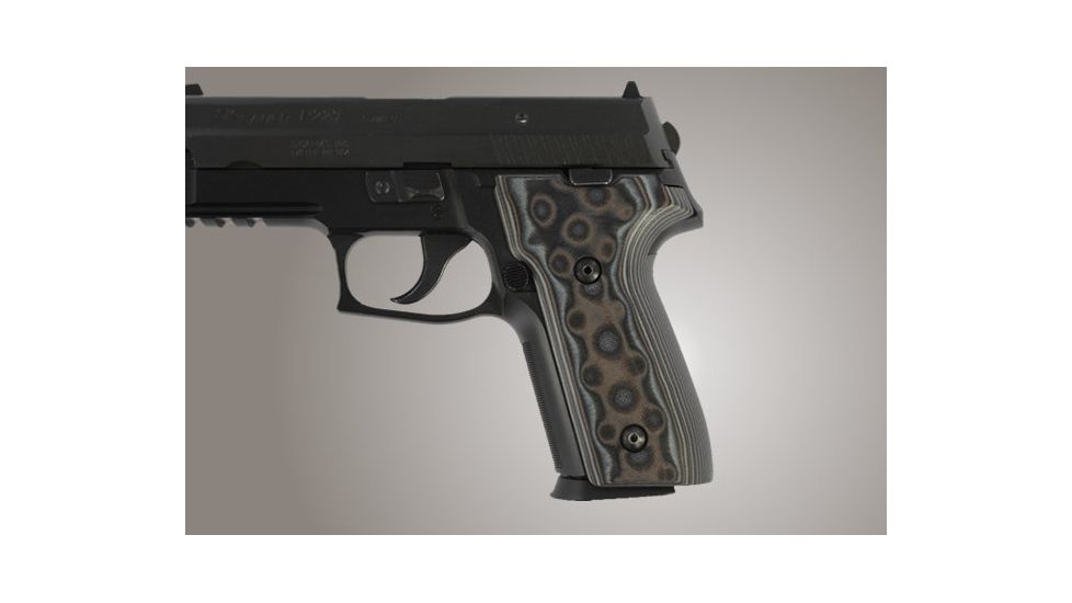 Hogue SIG Sauer P228 P229 DAK G-10 - G-Mascus Black/Gray 28147-BLKGRY