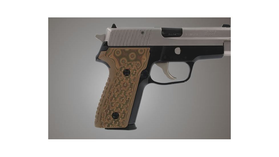 Hogue SIG Sauer P228 P229 Chain Link G-10 - G-Mascus Tan 28117-TAN