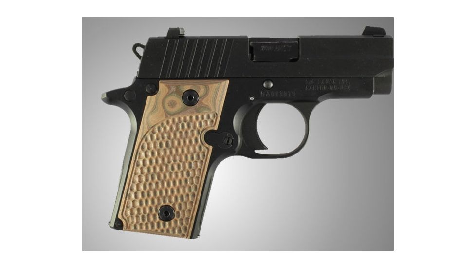 Hogue SIG Sauer P238 Piranha Grip G-10 - G-Mascus Tan 38137-TAN