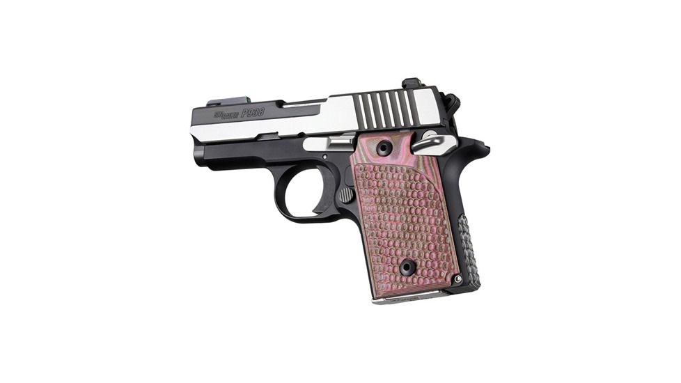 SIG Sauer P938 Ambi Piranha Grip G10 - G-Mascus Pink Lava