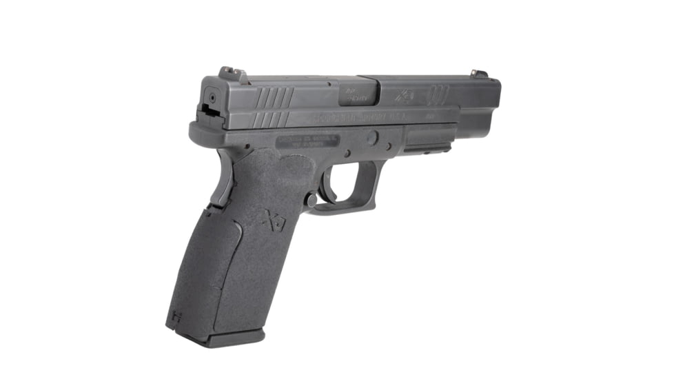 Hogue Wrapter Adhesive Pistol Grip, Springfield Armory XD Full Size 9mm/357 SIG/.40 S&amp;W, Adhesive Rubber, Grain, Black, 17340
