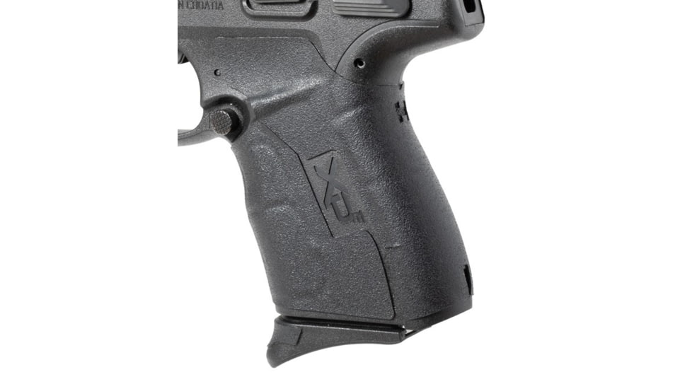 Hogue Wrapter Adhesive Pistol Grip, Springfield XD-E 9mm/.45 ACP, Adhesive Rubber, Grain, Black, 17350