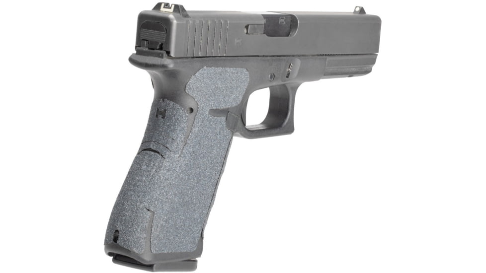 Hogue Wrapter Adhesive Grip For Glock 17, 17L, 18, 22, 24, 31, 34, 35, 37, Small Frame Full Size Generation 3, Grit Black, 17139