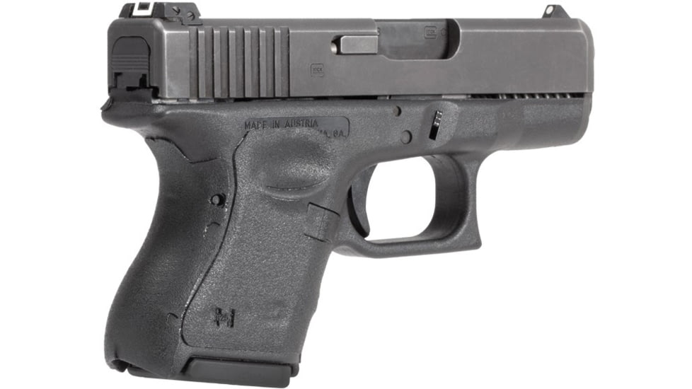 Hogue Wrapter Adhesive Grip For Glock 26, 27, 33, 39, Small Frame Sub-Compact Generation 3, Rubber Black, 18630