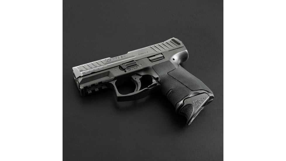 Hogue Wrapter Black Rubber Fits H&amp;K VP9SK, 17938