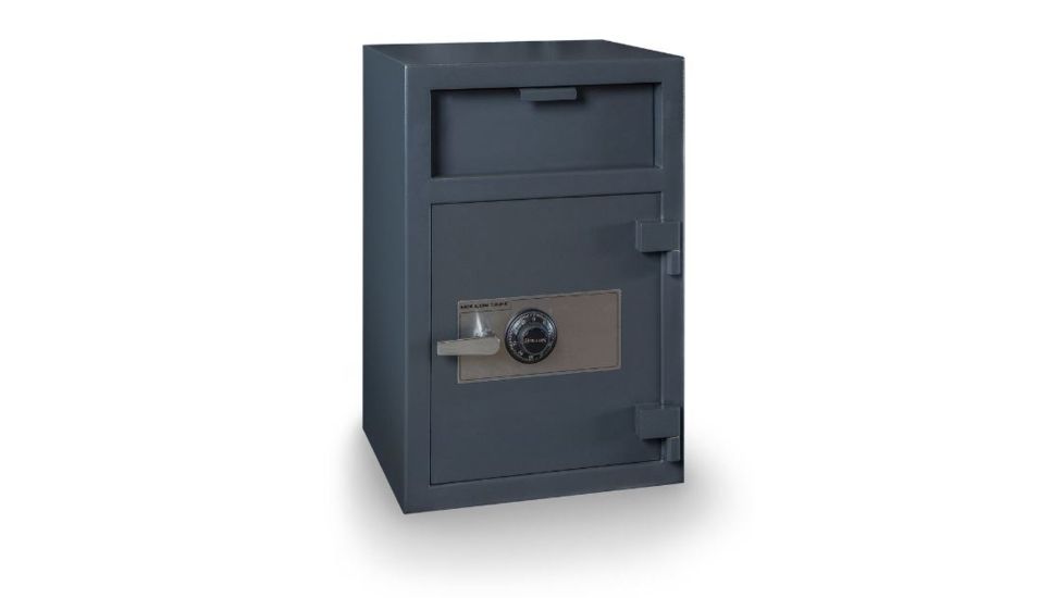 Hollon Safe Hollon FD-3020C Front Loading Depository Safe, Gray, Medium FD-3020C