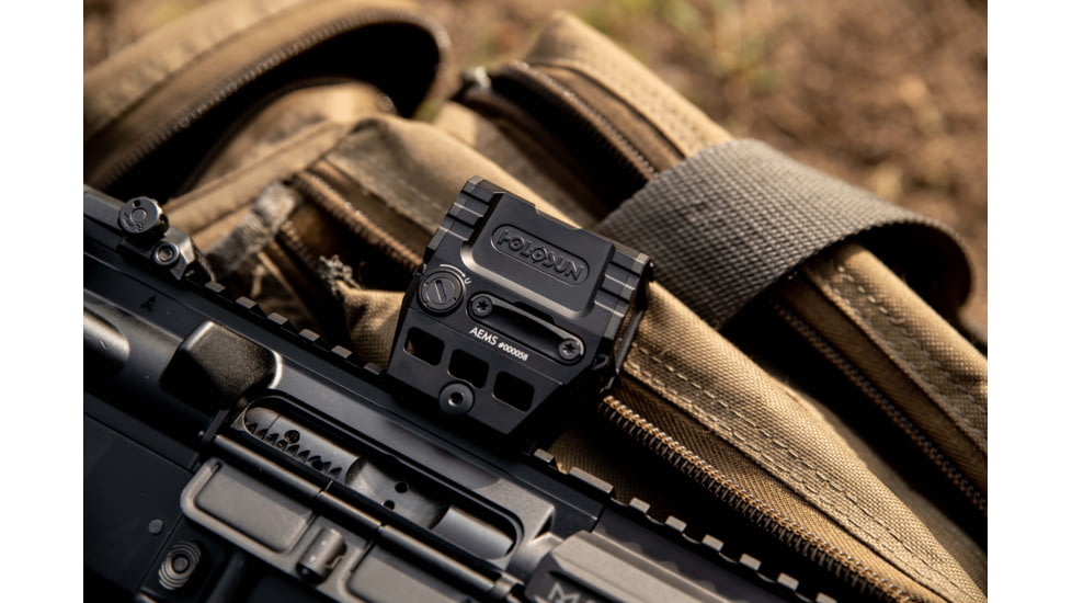 Holosun Advanced Enclosed Micro Reflex Red Dot Sight, 1x 1.1 x 0.87 in, 2 MOA Red Dot Reticle, Black Anodized, AEMS-211301