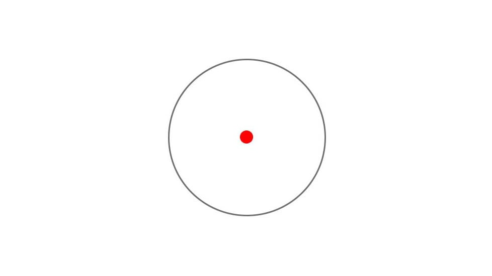 Holosun Advanced Enclosed Micro Reflex Red Dot Sight, 1x 1.1 x 0.87 in, 2 MOA Red Dot Reticle, Black Anodized, AEMS-211301