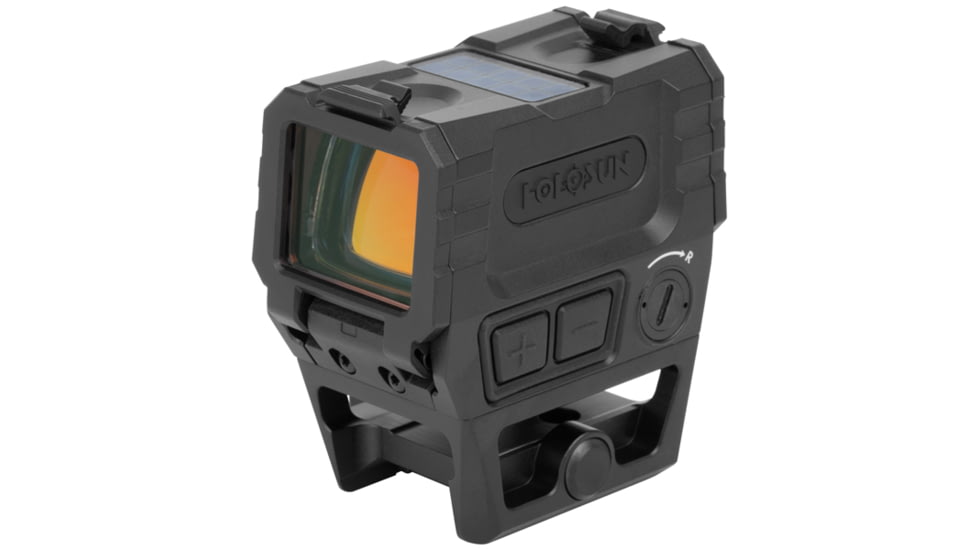 Holosun AEMS PRO X2 1x 1.1x0.87in Reflex Red Dot Sight, Gold 2 MOA Dot Reticle, Black, AEMS-PRO-X2-GD