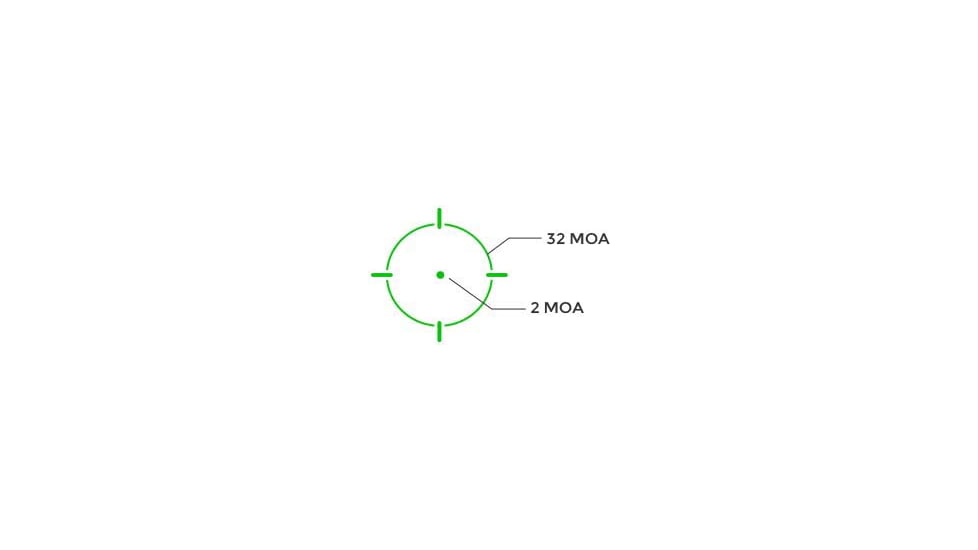 Holosun Carry Enclosed Pistol Sight w/Multiple Reticle System, Green Reticle, Black, EPS-CARRY-GR-MRS