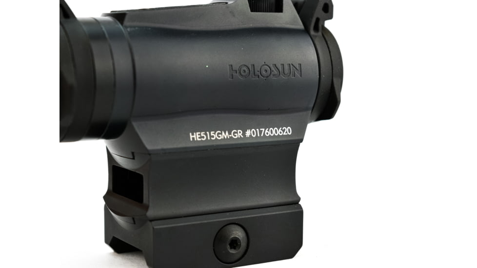 Holosun Elite 65 MOA Circle / 2 MOA Dot Reticle Green LED Dot Sight, Black, HE515GM-GR Elite