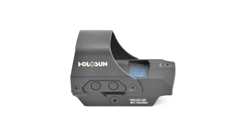 Holosun Flagship Open Reflex 2MOA Dot / 65MOA Ring, Black, HE510C-GR ELITE