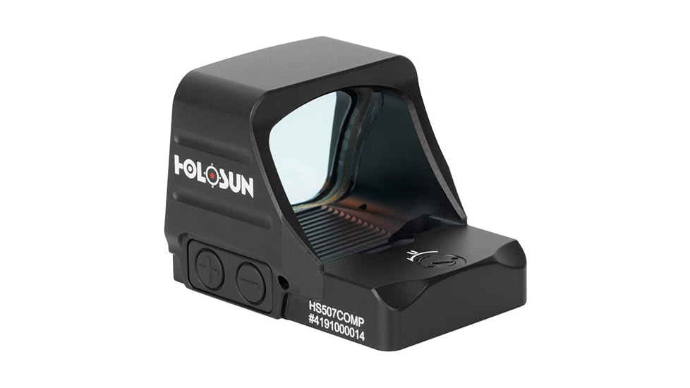 Holosun HE507COMP Open Reflex Optical Sight, 2 MOA Dot, Red CRS Competition Reticle, Black, HS507COMP