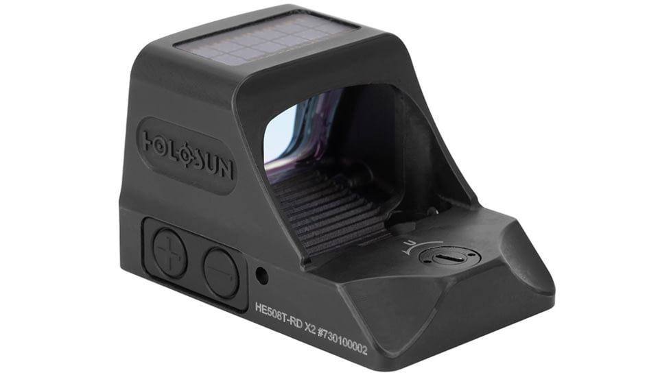 Holosun HE508T-RD-X2 Reflex Red Dot Sight, 2x 0.63 x 0.91 in, 2 MOA Dot &amp; 32 MOA Circle, Black, HE508T-X2