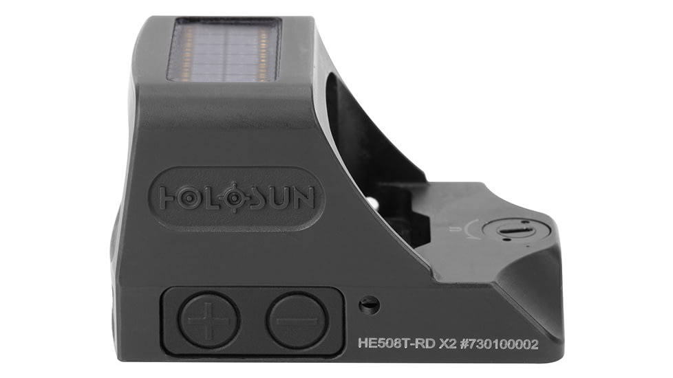Holosun HE508T-RD-X2 Reflex Red Dot Sight, 2x 0.63 x 0.91 in, 2 MOA Dot &amp; 32 MOA Circle, Black, HE508T-X2