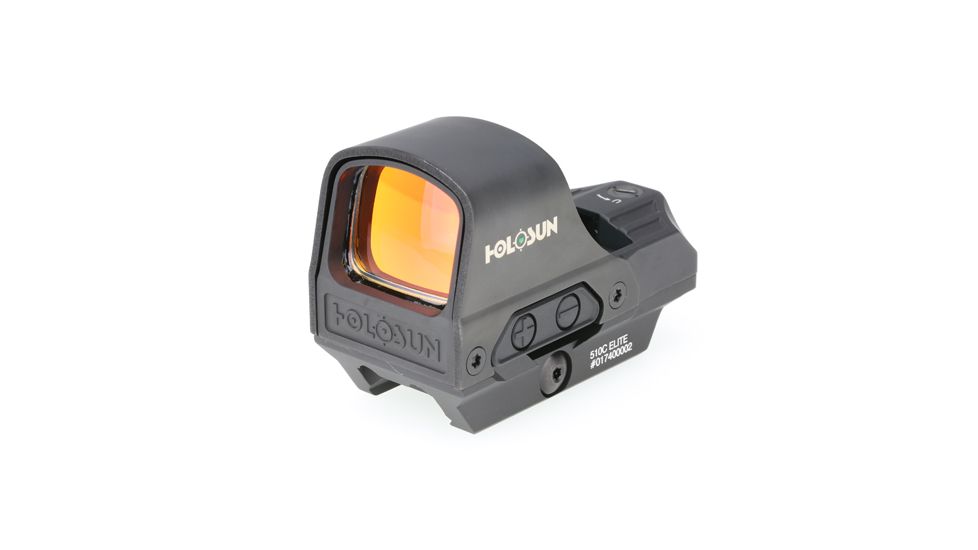 Holosun Flagship Open Reflex  2MOA Dot &amp; 65MOA Ring, Black HE510C-GR