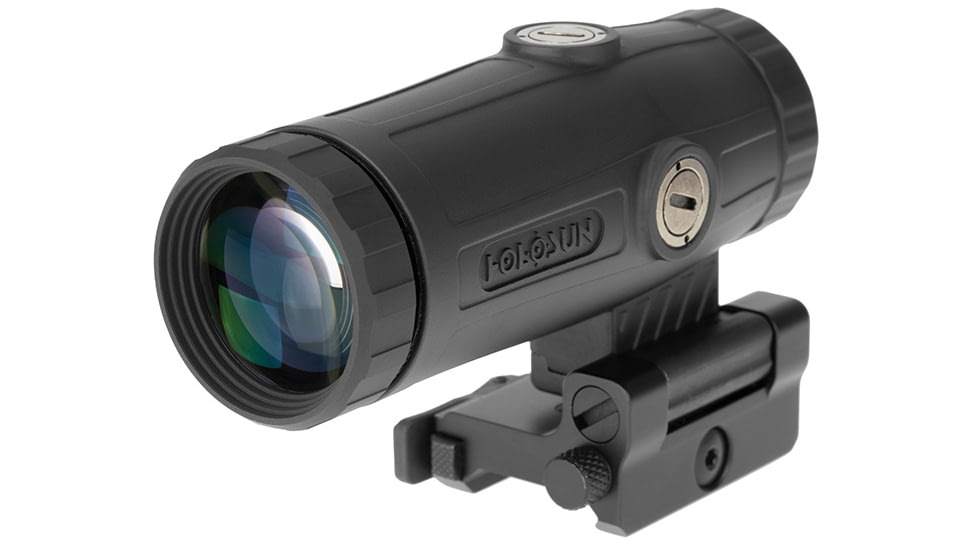 Holosun HM3X Red Dot Magnifier, 3X, Integrated QD Mount w/Optional Spacer, Black, HM3X