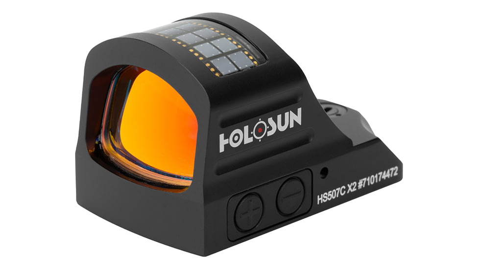 Holosun HS507C-X2 Red Dot Sight, 1x, 2 MOA Dot &amp; 32MOA Circle, Black, HS507C-X2