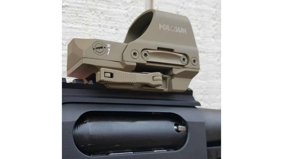 Holosun HS510C 1x Open Reflex Sight, Red 2 MOA dot 65 MOA Circle Reticle, Flat Dark Earth, HS510C-FDE-R
