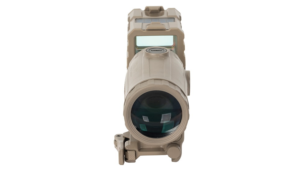 Holosun OPMOD AEMS Red Dot &amp; HM3XT Magnifier Combo, Red MRS, Flat Dark Earth, AEMS 211311&amp;HM3XT-FDE