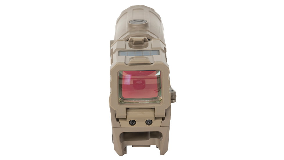 Holosun OPMOD AEMS Red Dot &amp; HM3XT Magnifier Combo, Red MRS, Flat Dark Earth, AEMS 211311&amp;HM3XT-FDE