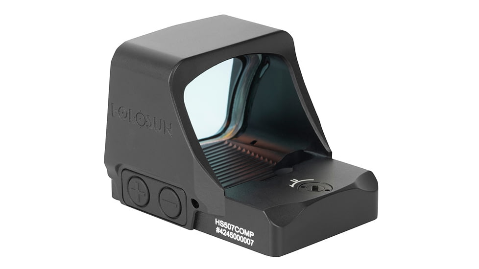 Holosun Ronin 507COMP 1x1.1 Reflex Green Dot Sight, Competition Reticle, Black, RONIN-HE507COMP-GR