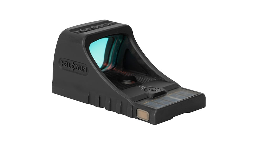 Holosun SCS MOS Solar Charging Sight, 2 MOA Dot/32 MOA Circle Green Multi Reticle, Black, SCS-M-GR