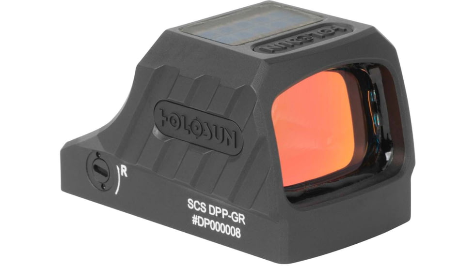 Holosun SCS Solar Charging Sight for Sig P320, 2 MOA Dot/32 MOA Circle Green Reticles, Black, SCS-320-GR