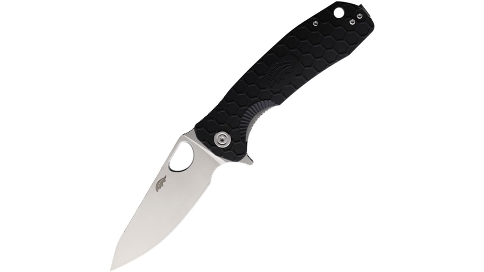 Honey Badger Knives Large Leaf Linerlock Black