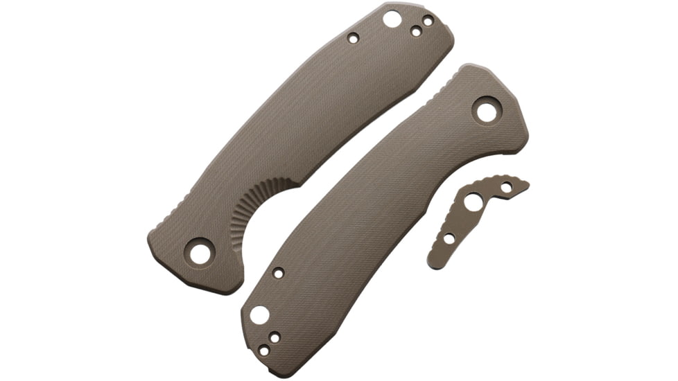 Honey Badger Knives Large Linerlock Handle Tan