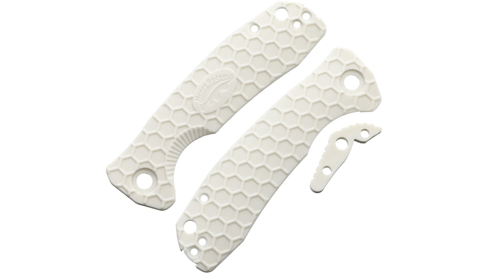 Honey Badger Knives Medium Linerlock Handle White