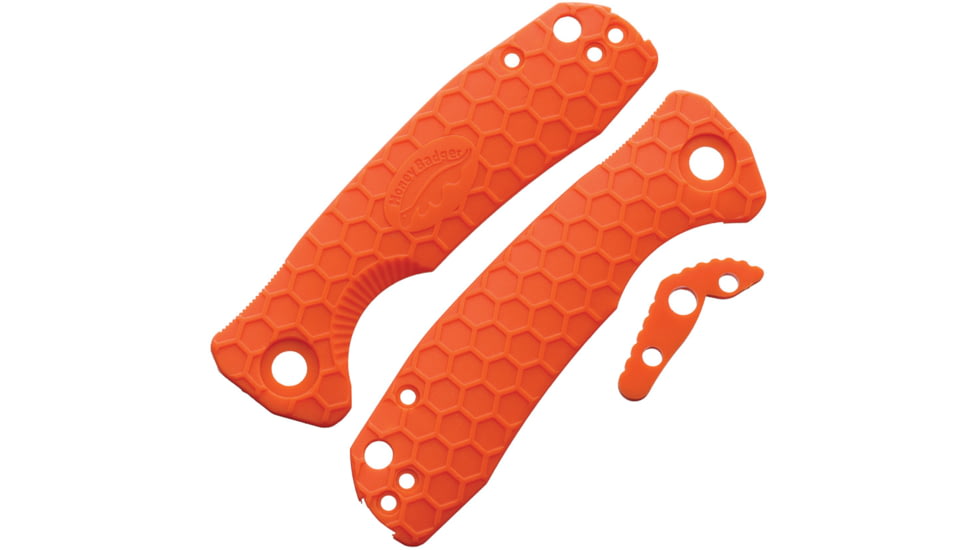 Honey Badger Knives Small Linerlock Handle Orange