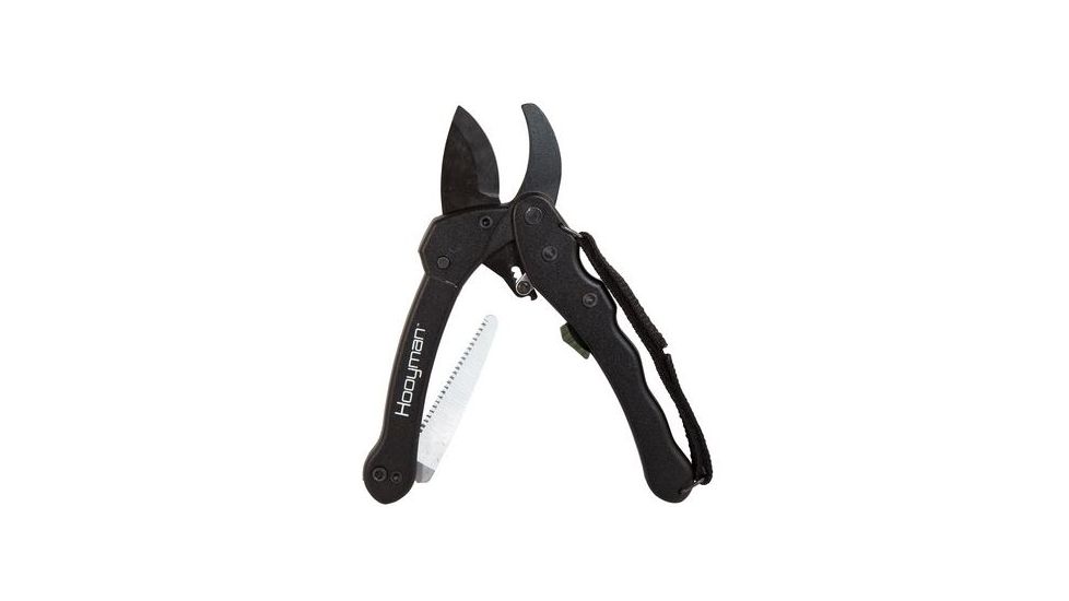 Hooyman Saws Ratchet Pruner w/Detachable High Carbon Steel Saw Blade,Aluminum Black 655229