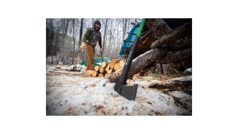 Hooyman Splitting Axe, 28in, Black/Green, 1112238