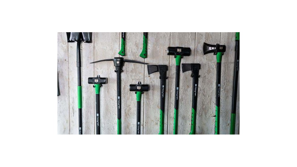 Hooyman Splitting Axe, 28in, Black/Green, 1112238