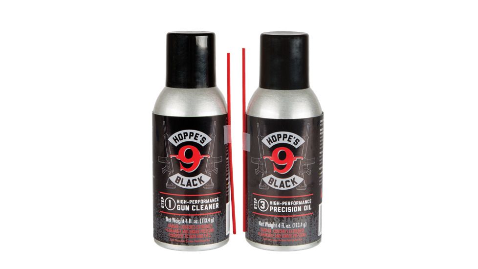 Hoppe's Black Cleaner Aerosol Black 4oz With Straw, Can HBC4A