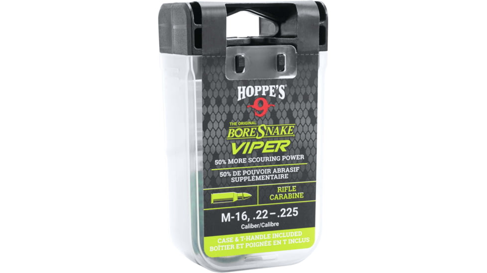 USED Hoppe's 9 Boresnake Viper Den Cleaning Kit for Rifle, .22 Caliber, 24011VD, EDEMO1, Condition Parts Only/Salvage, Defective