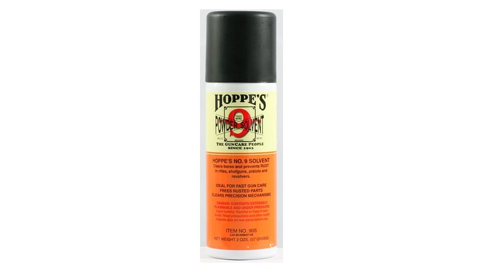 Hoppe's 9 Synthetic Blend 2 oz,Aerosol Gun Bore Cleaner, Bottle 905G