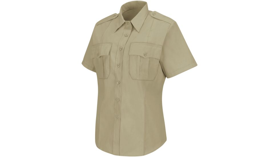 Horace Small New Dimension Stretch Poplin Shirt , Silver Tan, SSL HS1269SSL