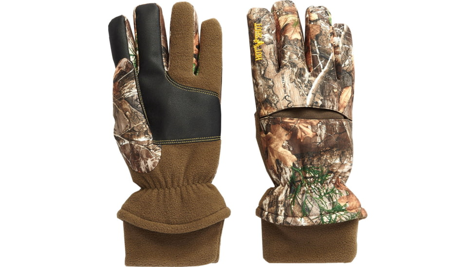 Hot Shot Aggressor Gloves - Men's, Realtree Edge, Large, 0E266C-L