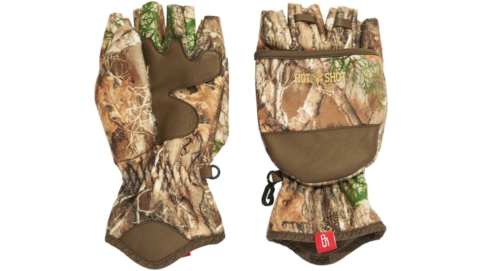 Hot Shot Sling Shot Gloves - Men's, Realtree Edge, Large, 0E-862C-L