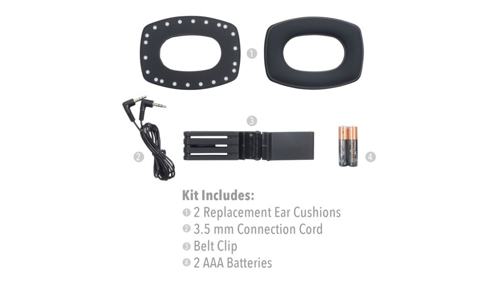 Howard Leight Impact Sport Bolt Electronic Earmuff, Gray, One size fits most, R-02232